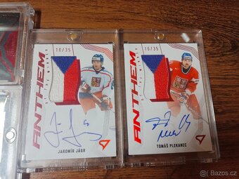Podepsané hokejové karty Jágr, Plekanec, Hašek, Šlégr 5ks - 3