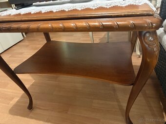 56x 80x 60 Starožitný stůl-Německo - 3