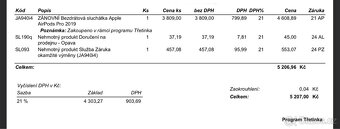 AirPods Pro 2019, Originál Apple TOP stav - 3