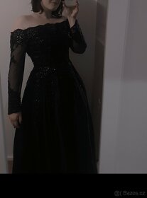 Plesové šaty černé - 3
