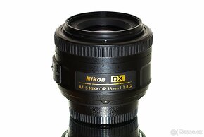 Nikon AF-S Nikkor 35mm 1:1,8 G + UV filtr TOP STAV - 3