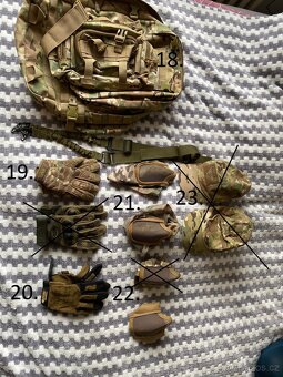 KOMPLETNÍ AIRSOFT VÝBAVA NA PRODEJ – ZBRAŇ, VÝSTROJ, OBLEČEN - 3