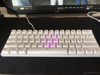 Shinobi-White shark bílá herní klávesnice - 3