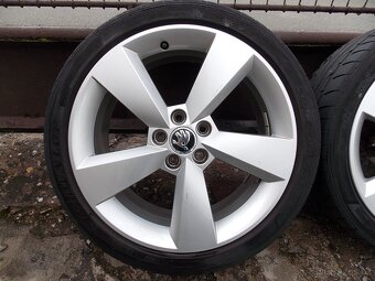 Letní sada ALU KOL 215/40 R17 DUNLOP 5X100 ŠKODA, AUDI, VW - 3