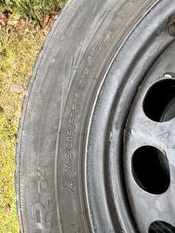 4x disky Škoda/VW s pneu zimní 205/55 R16 - 3
