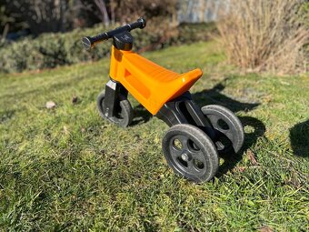 Odrážedlo FUNNY WHEELS 2v1 oranžové (stav viz foto) - 3