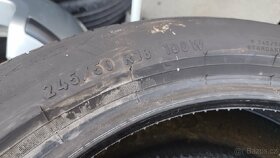 Prodám letní pneu - rozměr 245/50 R18 100W. - 3