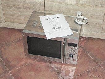 digitální nerezová mikrovlnka BAUMATIC - TOP STAV - - 3