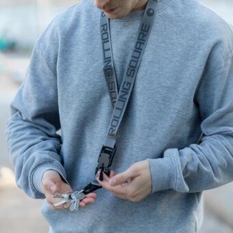 Klíčenka Rolling Square Lanyard s identifikátorem QR - 3
