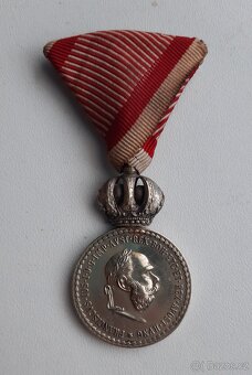 RU Stříbrná signum laudis FJI - 3