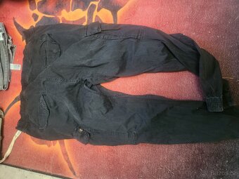 ALPHA INDUSTRIES cargo kalhoty černe vel .XL stav 9/10 , st - 3