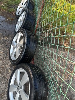 Originál alu kola Škoda R17 5x100 ET46 - 3