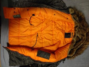 BUNDA N3B ALJAŠKA ALPHA INDUSTRIES OLIVE XXL - 3