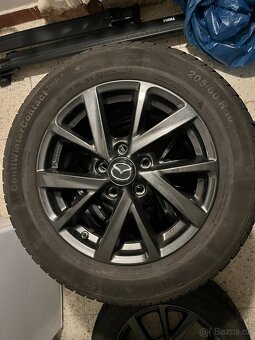 Zimní ALU kola Mazda s pneu 205/60/R16 Continental - 3