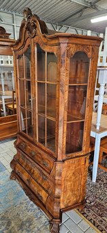 Luxusní vitrína v barokním stylu - břichatka - kořenice - 3