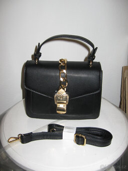 LUXUSNI NOVA KABELKA - ŽLUTE KOVANI- RUŽOVA MAŠLE - 3