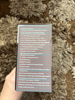 Meteorologická stanice Sencor SWS 5600 bílý - 3