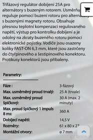 Regulátor dobíjeni pro alternátor... - 3