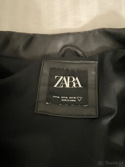 ZARA Bunda z Umělé Kůže Velikost X - 3