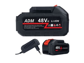 Akumulátorový elektrický fukar listí 2ks 48V AKU - 3