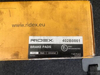 Ridex Brzdové destičky přední Toyota auris kombi 2014 - 3