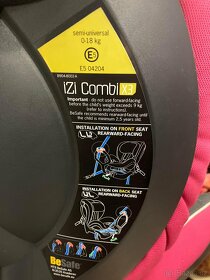 Dětská autosedačka BeSafe iZi Combi X3 0-18kg - 3