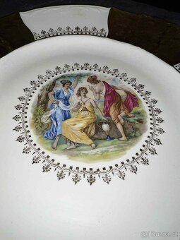 Dekorační porcelánový talíř – Bernadotte Czechoslovakia - 3