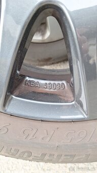 Alu kola R15 + letní pneu 195/65 - 3