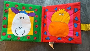 Knížka s prvky Montessori, zvuky, hmat - 3