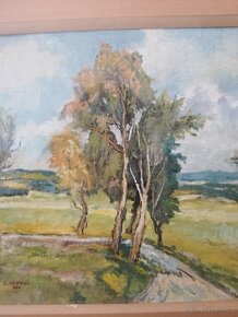 OBRAZ ORIGINAL MALBA PLÁTNO ČESKÁ KRAJINA - 3