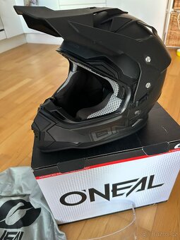 Moto přilba Oneal Sierra FLAT black M - 3