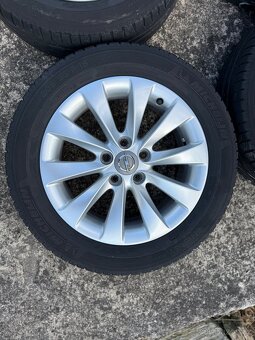 Alu kola Opel 5x110 R16 včetně pneu – originální disky - 3