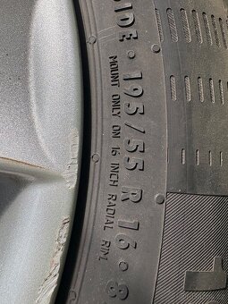 Alu kola 5x112,7JX16EH2,ET-38,Pneu195/55/16 - 3