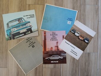 Prospekty Audi - Auto Union, NSU, DAF, BMW, 60.-90. léta. - 3