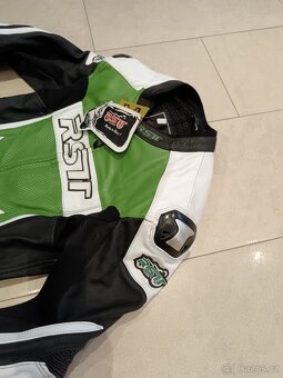 RST-Pánská kožená moto kombinéza, jednodílná - 3