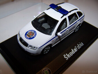 Škoda Fabia Combi - městská policie Praha 1/43 model ABREX - 3