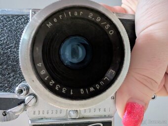 Retro Fotoaparát + objektiv - 3