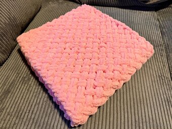 Pletená dečka do vajíčka/ kočárku - 3