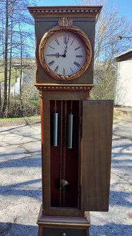 Malované podlahové mechanické hodiny - 3