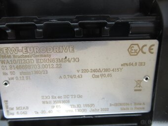 SEW-NOVÁ úhlová elektropřevodovka400V.0,12kw-23ot.min. - 3