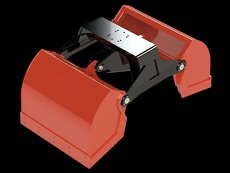 Hydraulická ruka - drapák na sypké hmoty - 3