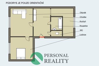 Prodej byty 2+1, 55 m2 - Cheb, ev.č. 02316 - 3
