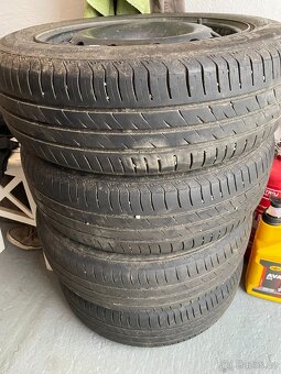 Škoda disky 5x100 s pneu 185/60 R15, letní - 3