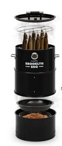 Brooklyn-BBQ, grilovací soudek, 4 v 1, Ø 42 cm, - 3