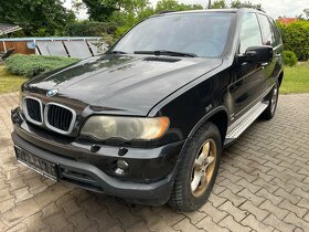 Bmw x5 e53 3.0d 135kw black sapphire metallic vůz na díly - 3