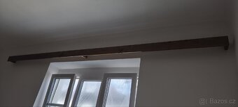Prodám krásné nalakované garnýže 1x2m + 1x 4m. - 3