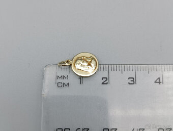 Zlatý přívěsek madonka 0,70g, 14 kt, 585/1000 - 3