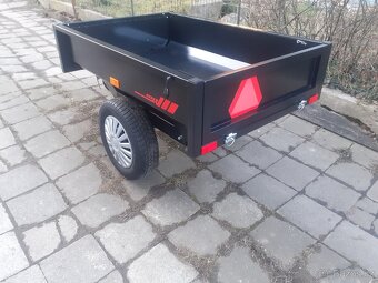 Přívěsný vozík nejen za čtyřkolku - zelený - 3