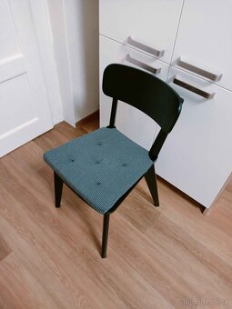 Prodám 5× židle IKEA LISABO – černé, jako nové - 3