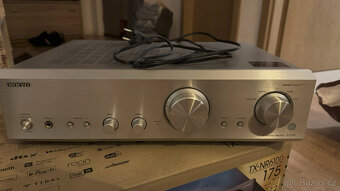 ONKYO A9155 HiFi zesilovač stereo 2x65W stříbrný - 3